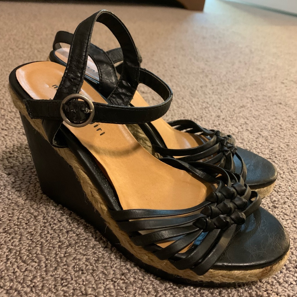 Madden Girl Wedge Sandals With Twine Accents